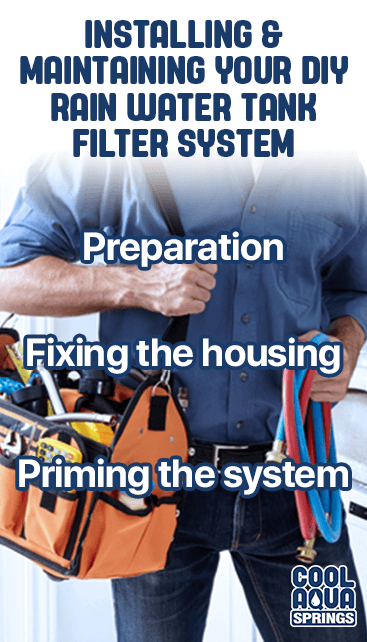 Installation of DIY rainwater tank filter system for Morwell, Traralgon, Maffra and throughout Gippsland